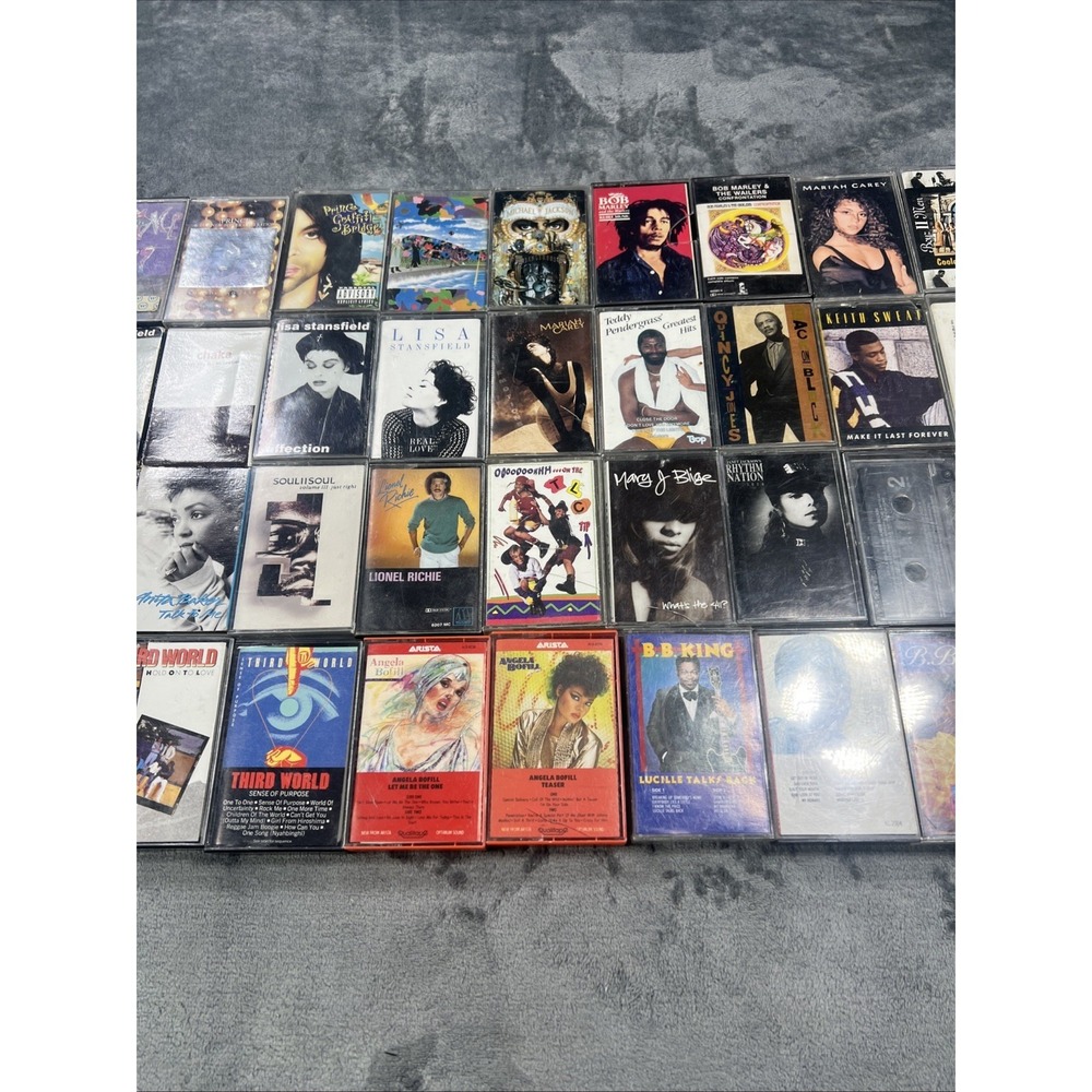 Vintage Cassette Tapes Lot of 35 Prince Micheal Jackson TLC R&B Soul 90s Music - Picture 10 of 16